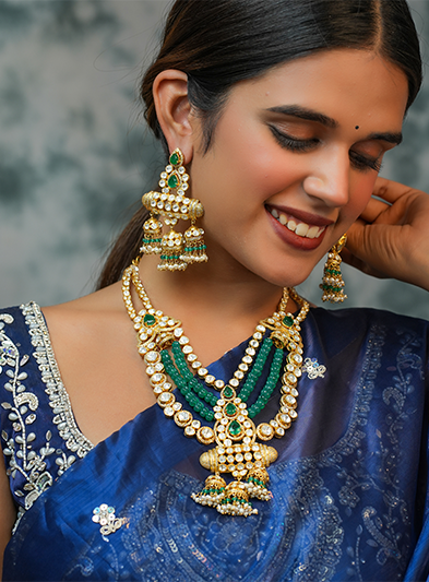 Emerald Symphony Moissanite Necklace